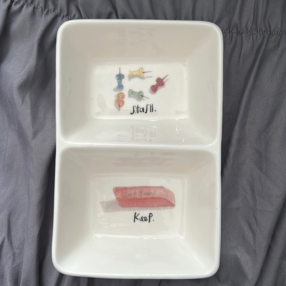 Rae Dunn stash keep holder